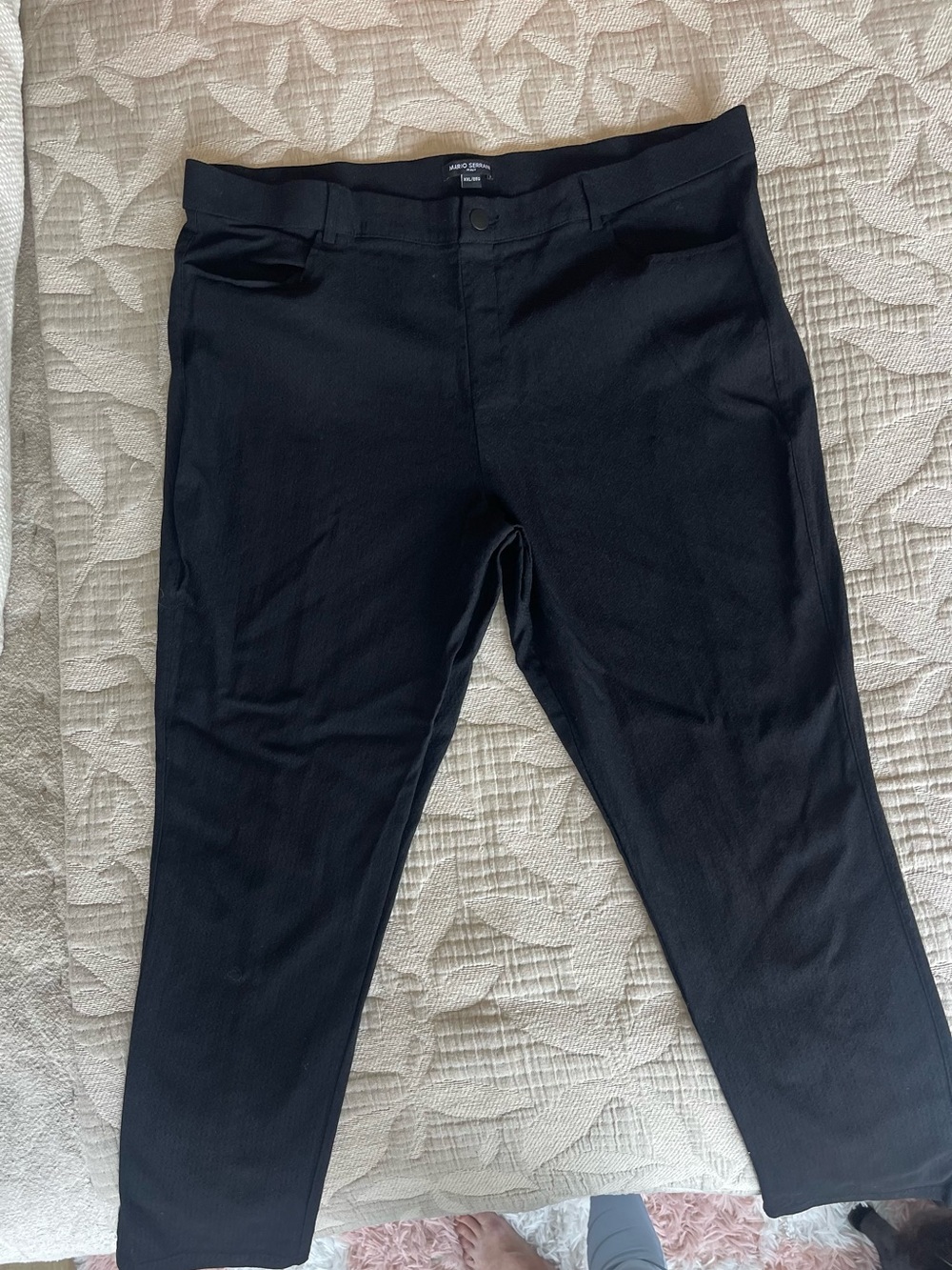 Mario Serrani Black‎ Cropped Ankle Pants